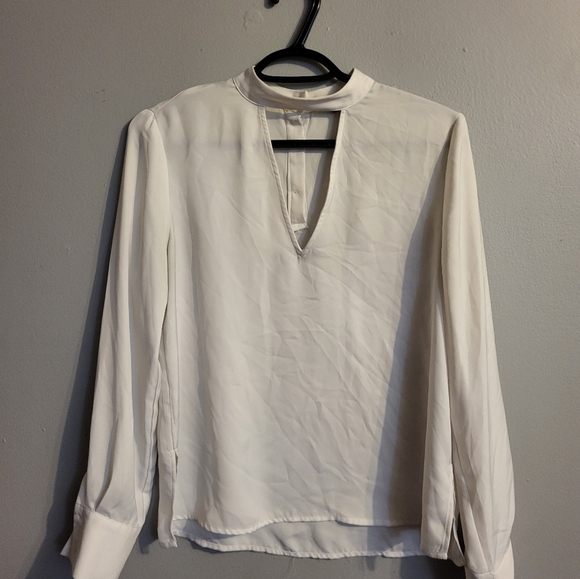 Zara long sleeves white blouse / Blouse blanche Zara manche longue - Picture 5 of 8